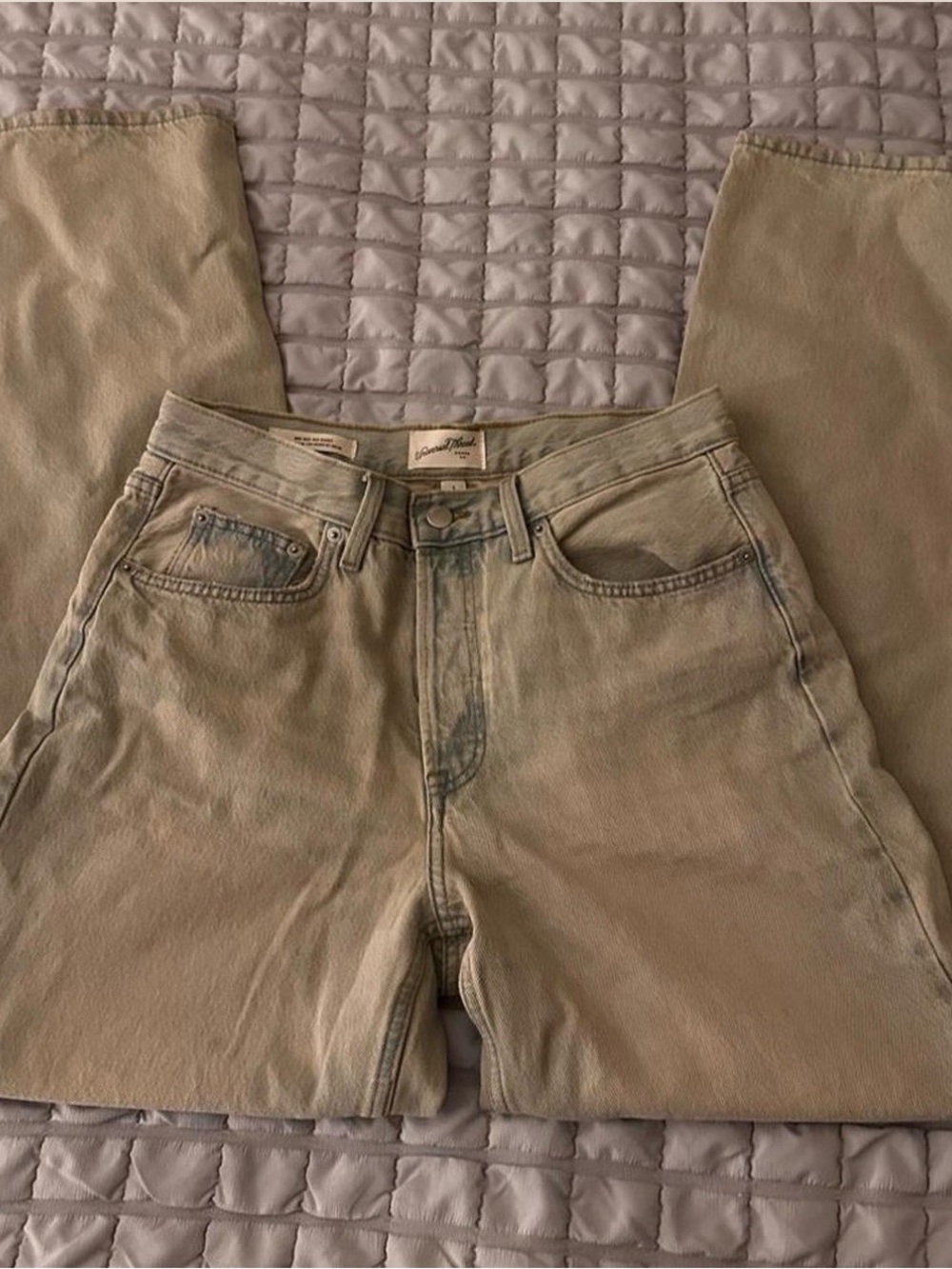 Jeans - Neutral Tan Denim